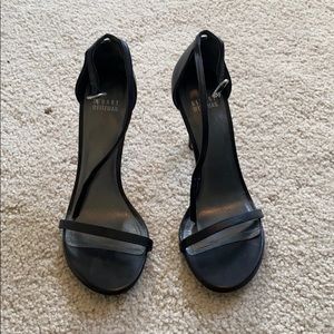 Stuart Weitzman Nudistsong Black Heels